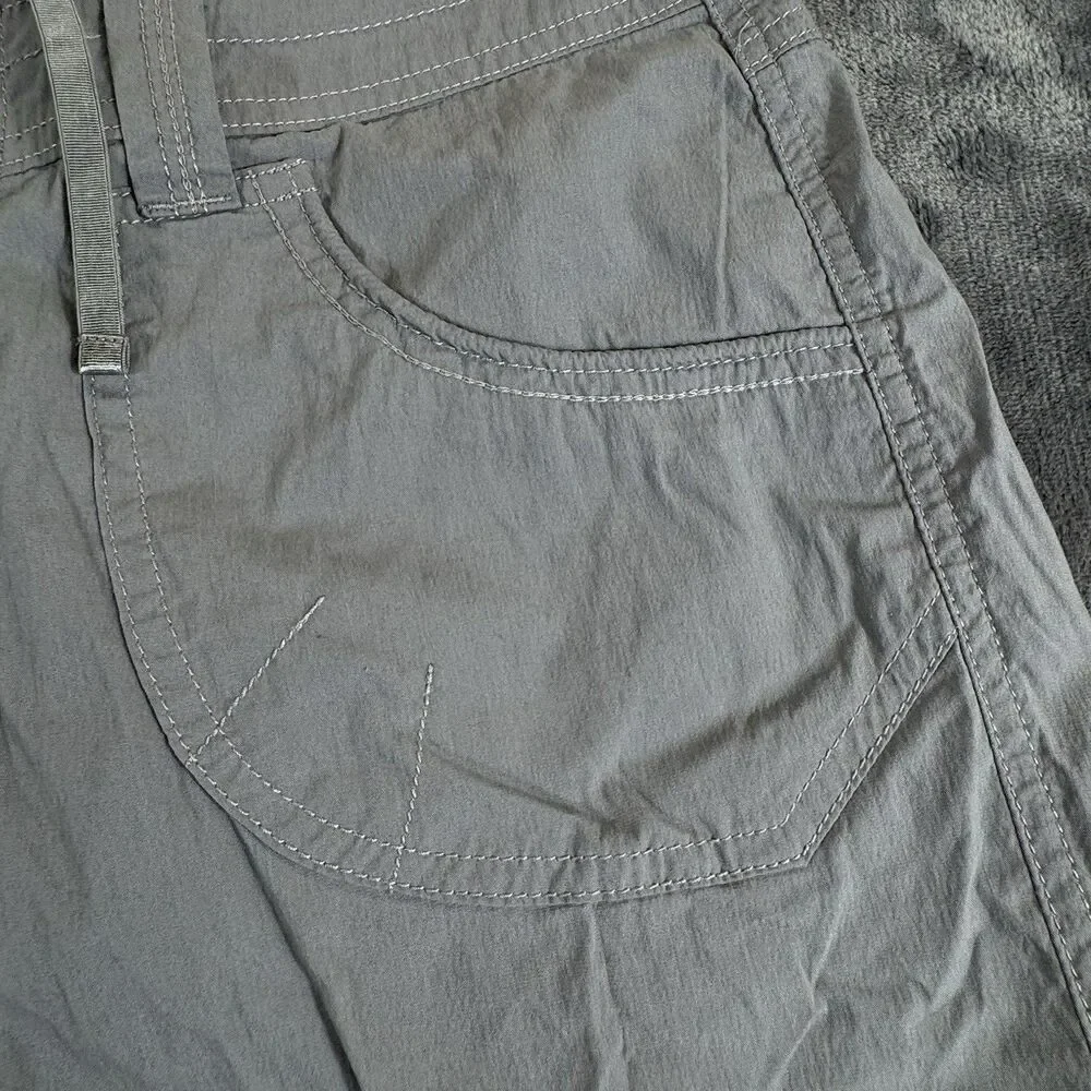 KUHL Kurve Kontra Cargo Shorts Granite 6” Ins Hiking Outdoor Lightweight NWOT